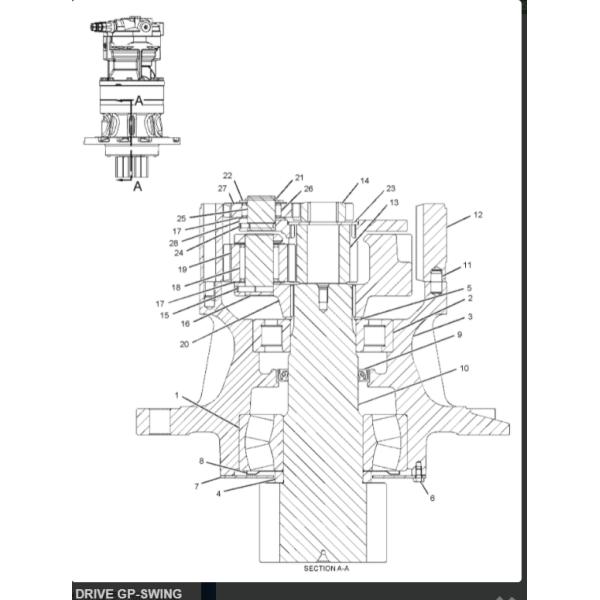 333-3015 369-9604 2276035 3678318 Excavator Swing Gearbox For E315DL E318DL E318D2L E315DL E316EL