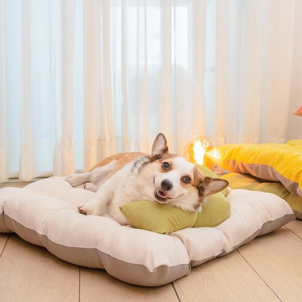 Заполненная влага циновки любимца меха оленей пусковой площадки кровати дома собаки квадрата хлопка PP анти-