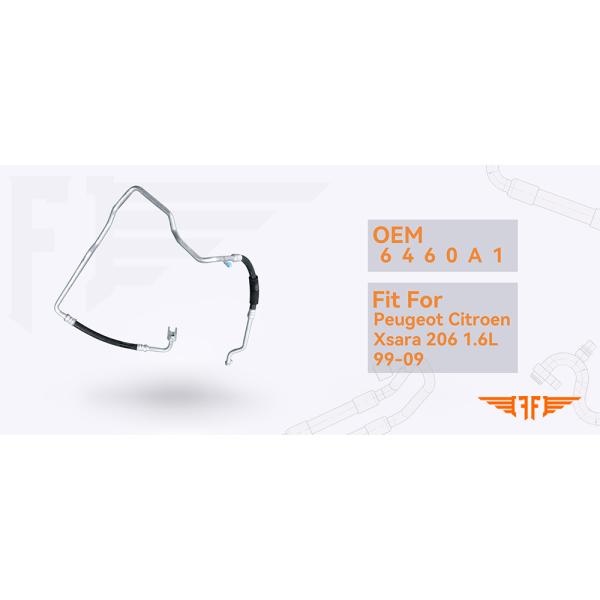 Xsara 6460.A1 Car AC Suction Pipe For 99-09 Citroen Peugeot 206 1.6L