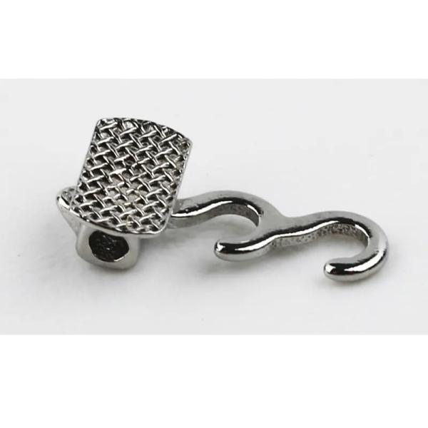 Stainless Steel Bondable Crimpable Hooks 10pcs Pack