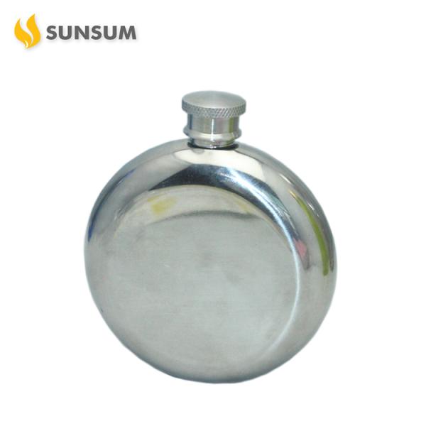 CLASSIC Design Style Customized Round Wine Liquor Hip Flask for Customer Requirements