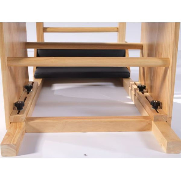 Oak Wood Pilates Ladder Barrel U+PL008 with Traditional Curved Barrel Design