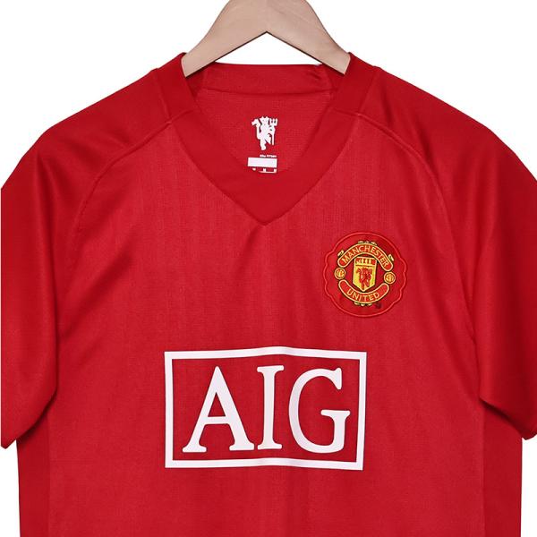 2007-2008 Season Manchester United Home Jersey Classic Replica Customized