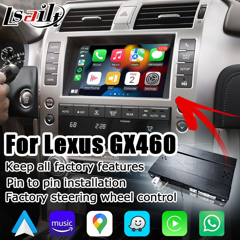Подъем carplay андроида Яблока автоматический для стиля OEM Lexus GX460 интегрировать подъем
