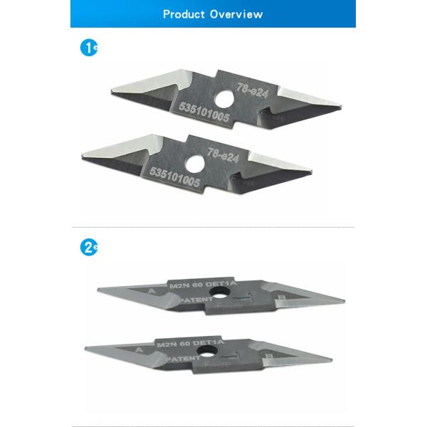 Teseo 535101005 cuchillos de corte M2N 60 DET1A 78-E24 para el cuero