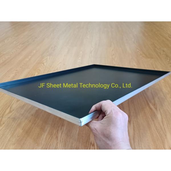 Rk Bakeware China- Nonstick 4 Sided Aluminum Sheet Pan 800X600mm Baking Tray