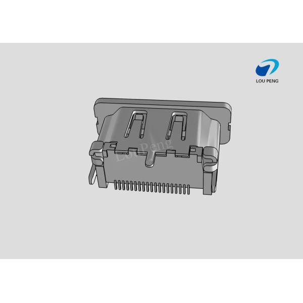 0.50mm Pitch HDMI Receptacle, Vertical, 8.50mm Mounted Height, Surface Mount, 0.76µm Gold (Au) Plating, with Cap
