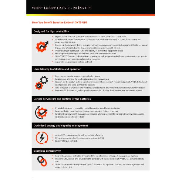 Он-лайн 5KVA 5KW 10KVA 10KW 20KVA 20KW 230V Башня / стойка Pure Sinus Wave UPS