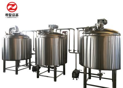 7 tambores Mini Micro Beer Brewing Equipment comercial limpeza do CIP de 2/3/4 embarcações