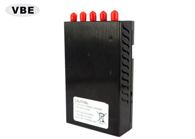 5 construtor portátil do sinal do telefone das faixas 2.5W 27dBm, jammer Handheld de Signale para G/M, UMTS, DCS