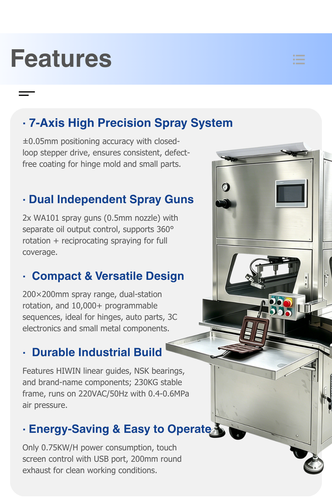 Automatic Spray Painting Machine, Industrial Coating Equipment for Metal Lampshade Surface Finishing