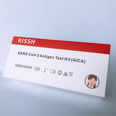 Do antígeno coloidal de Rtk do ouro da casa sensibilidade alta nasal do cotonete 18*4*8Cm