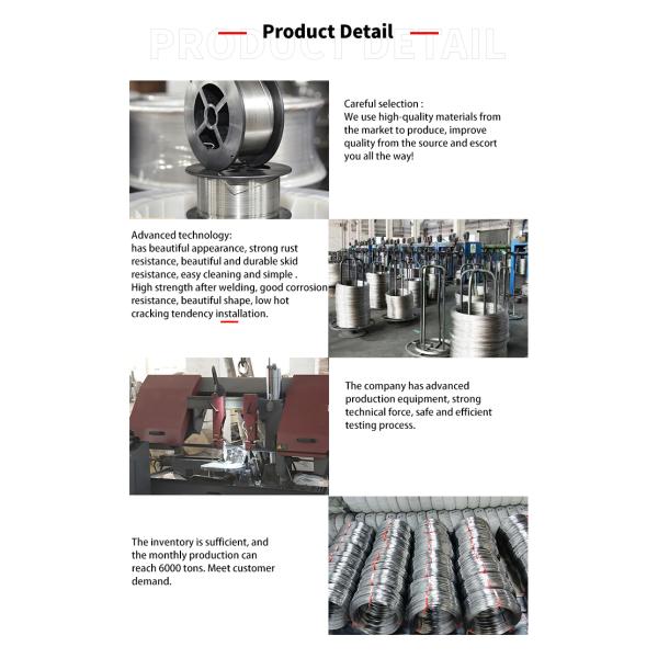 Factory Direct Sales Fine Wire 201 310s 304 309S 316l 4mm Stainless Steel Welding Wire