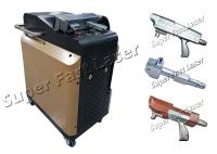 Máquina portátil 1064nm da limpeza do laser da fibra da ferramenta da remoção de oxidação do poder superior
