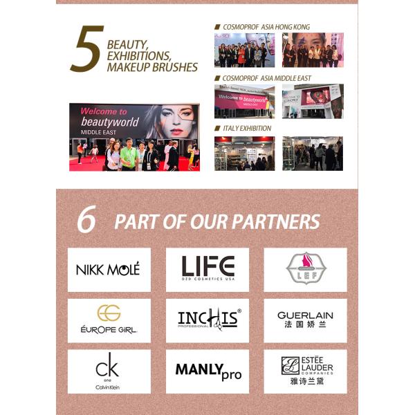 Natural Soft Animal Hair Makeup Brushes