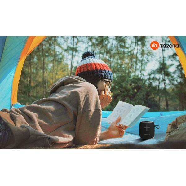 TAZATA FUN 50 IP67 Waterproof Small Bluetooth Speaker With Extended 4-20 Hour Battery Life