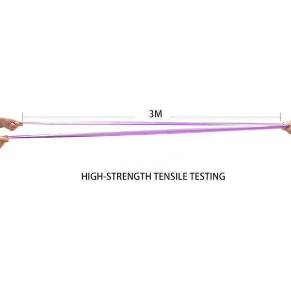 1500mm Natural Latex Yoga Resistance Band For P Home Workout