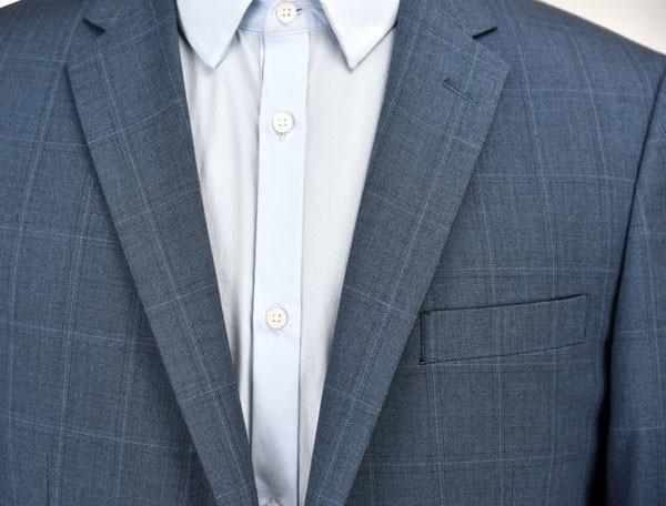 Spring Slim Fit Tailored Suits Grey Check 42-62 Size Adults Business