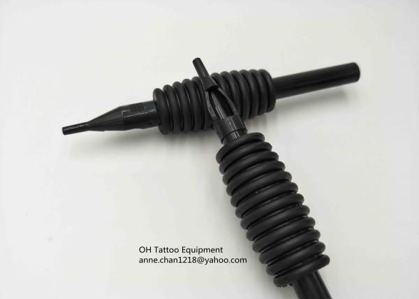 1 3/4 19mm 25mm Black Rubber Tattoo Grips Pre Sterilized Individual Pack