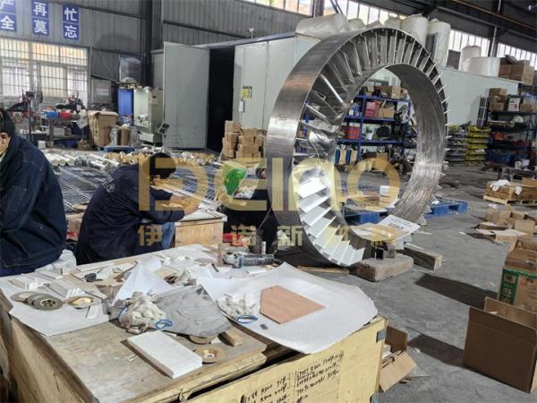 Wear resistant ceramics used in fan impeller Dovetail slot type wear-resistant ceramic plate for fan impeller