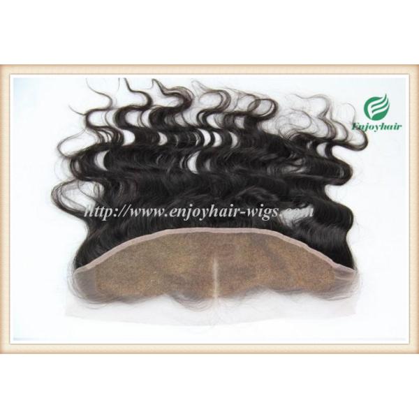 Brazilian virgin hair lace frontal 13''x4'' ,natural color body wave 10''-24''L hairpiece