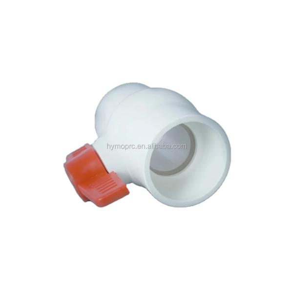 STANDARD Length PVC Octagonal Ball Valve with 1/2 Socket and ANSI Plastic Valves