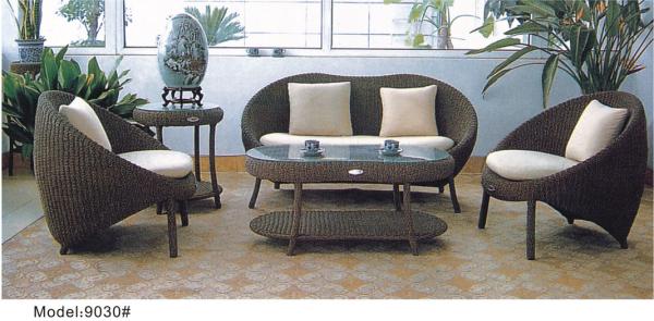 4 piece -Yoshen home furniture indoor wicker rattan home sofa-9030