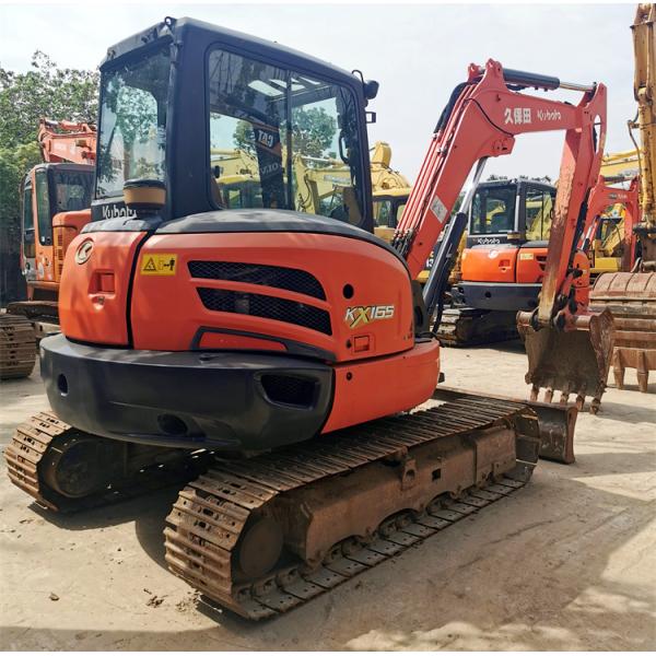 Año 2019 Usado Japón Original de 6 toneladas Mini Kubota Excavadora KX165 en buenas condiciones