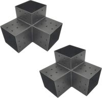 décoratif extérieur de produits de fabrication en métal de parenthèse de manière du courrier 4x4 3 de 2mm 3mm