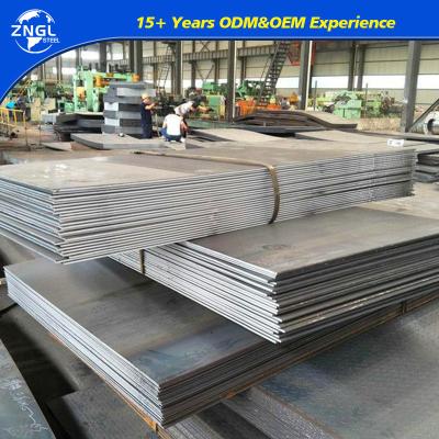 Demande personnalisée Q195 Q215 Q235 Q255 Q275 Plaque en acier au carbone pour plaque de conteneur