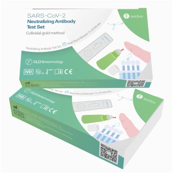 Home Antigen Rapid Self Test Kit 1 Test/Box Class III iiLO SARS-CoV-2