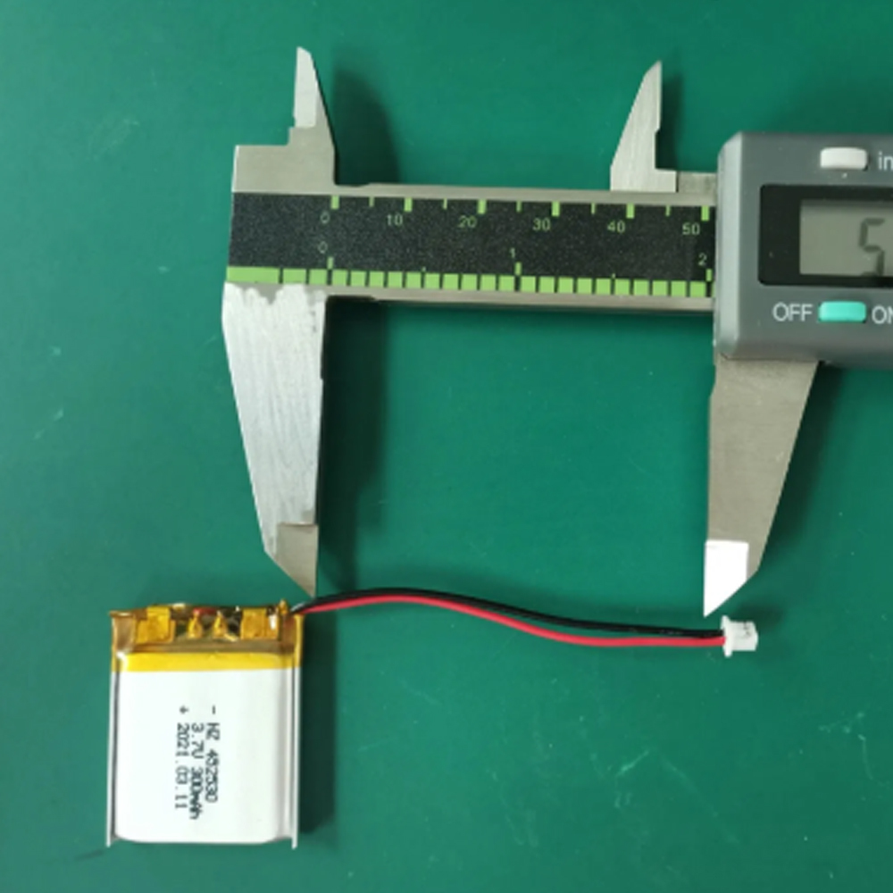 3.7V 300mAh Lithium Polymer LiPo Battery Cell 452530 for Consumer Smart Device Custom Order