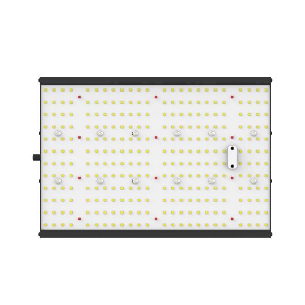 100W Dimmable Black Aluminum LED Grow Light With 288 White LEDs For Full Spectrum Plants