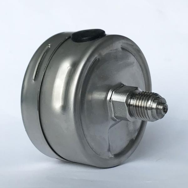 2.5 4 bar Back Connection Manometer G 1/8 1/4 Oil Filled All Stainless Steel Pressure Gauge