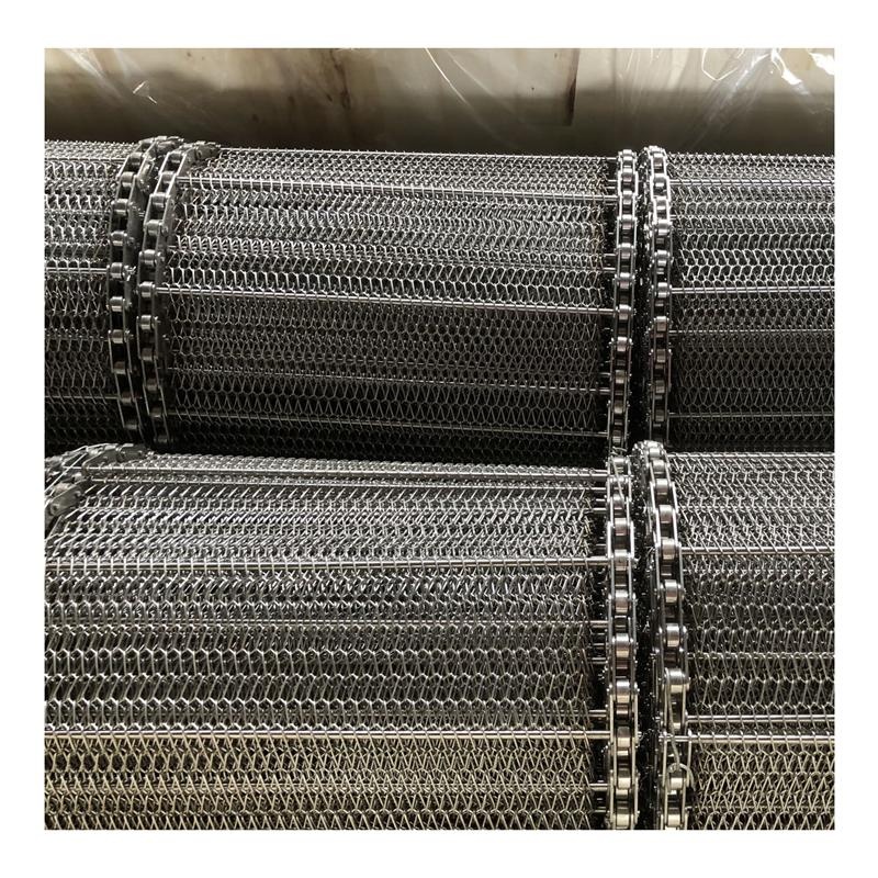 Flexible Wire Mesh Conveyor Belt Offering Excellent Tensile Strength and Resistance to Abrasion for Heavy Load Transport