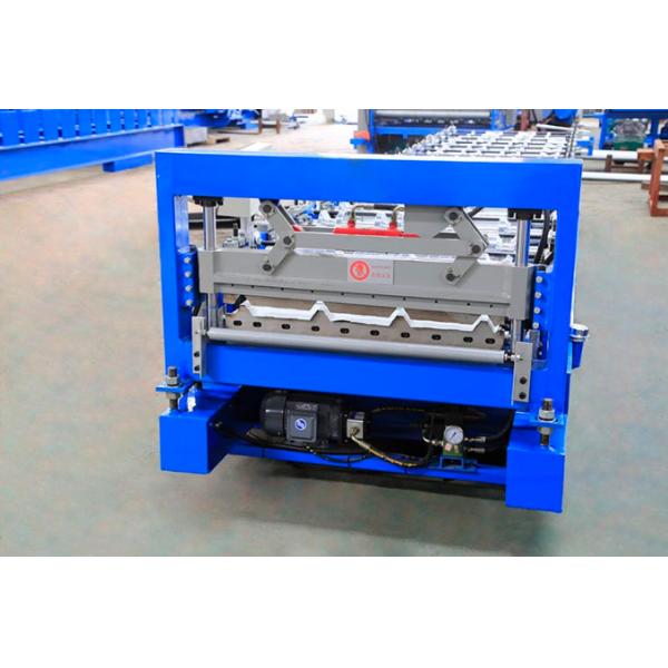 0.3mm-0.8mm Thickness PPGI Metal Roof Roll Forming Machine With 14 Stations