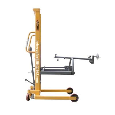 350kg Drum Lifter Trolley Hand Operated Type , Rotatable Hydraulic Drum Stacker