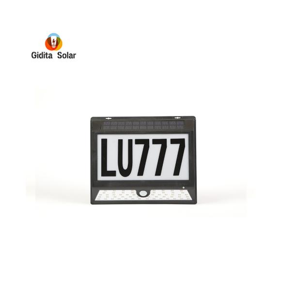 Luz de sensor solar personalizável com distância de detecção de 5-8m e material ABS PS resistente