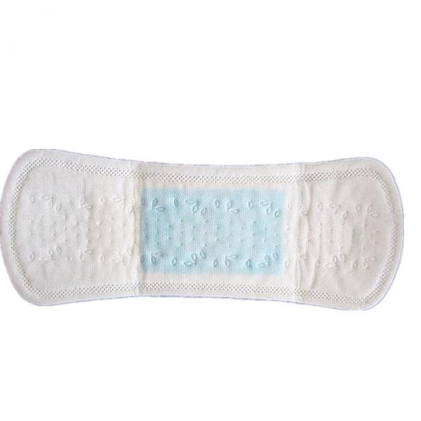 ODM Disposable Pure Cotton Sanitary Pads Without Wings 180mm Mini Panty Liners