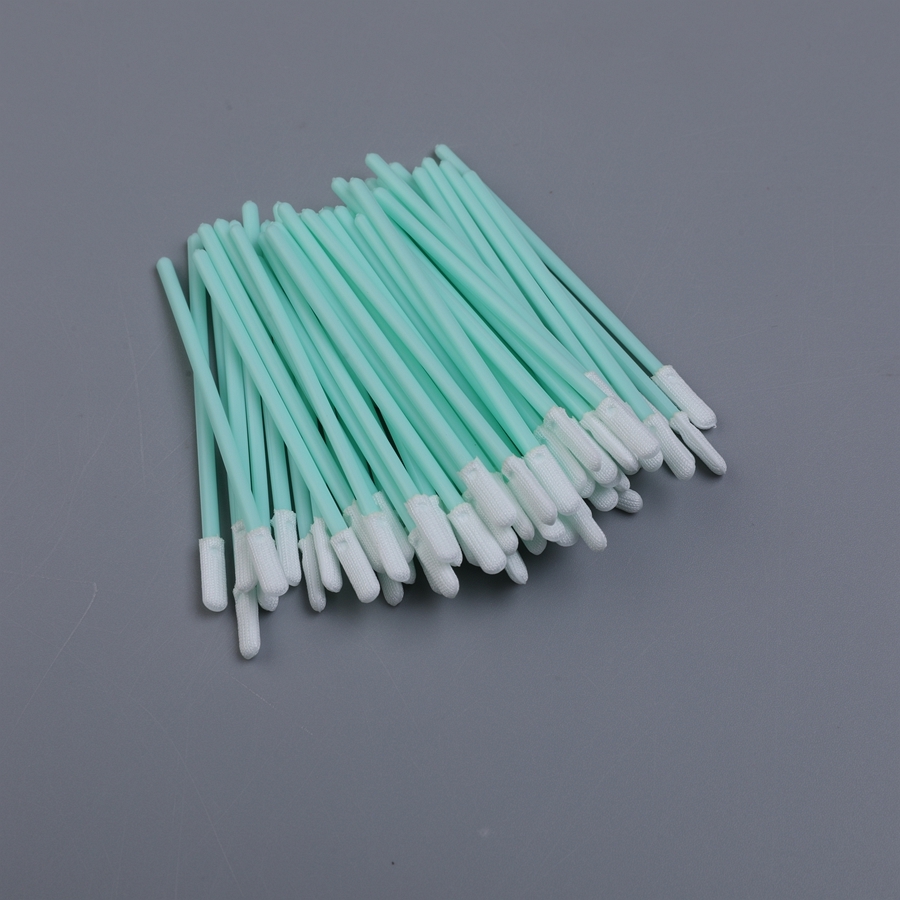 70mm Small Head Polyester Swab - 2mm Ultra-Thin Tip - for PCB Flux, Solder Paste, Connector Pins & Sensor Slots - 100pcs
