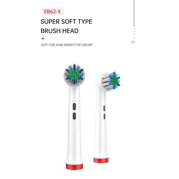 OBM 4pcs Brosses à dents électriques compatibles