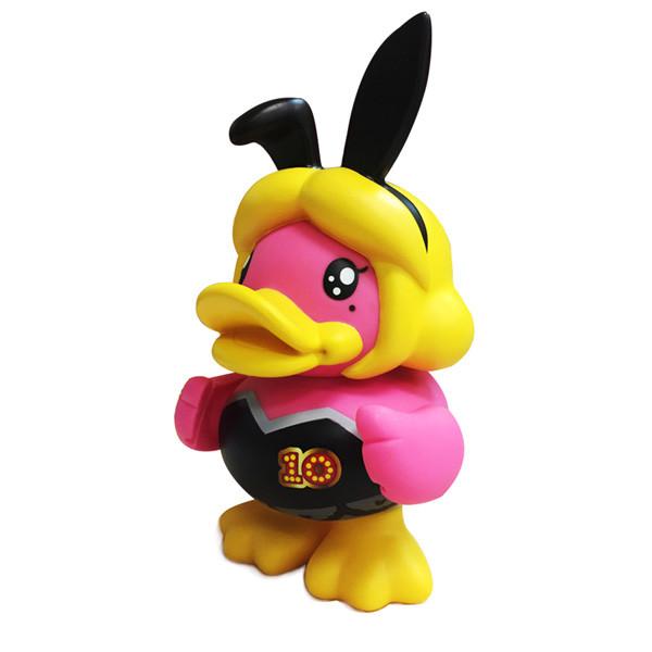 B.Duck Amusement Park Theme Likable Bunny Piggy Bank For Gifts Plastic Coin Bank