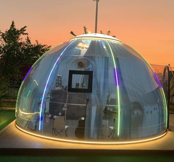 Luxury Bubble Tent Outdoor Glamping Pod Party Dome Tent Clear PC Resort House For Sale