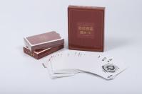 Cartões de jogo de poker personalizados de 52 peças Jack Queen King