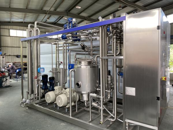 Customized 500-20000L/H UHT Sterilizer For Fruit & Vegetable Processing Line New UHT Sterilization Machine