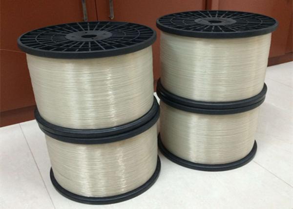 O monofilamento 100% de nylon cru de tecelagem do branco 0.2MM Yarn para 3# o zíper, eco amigável