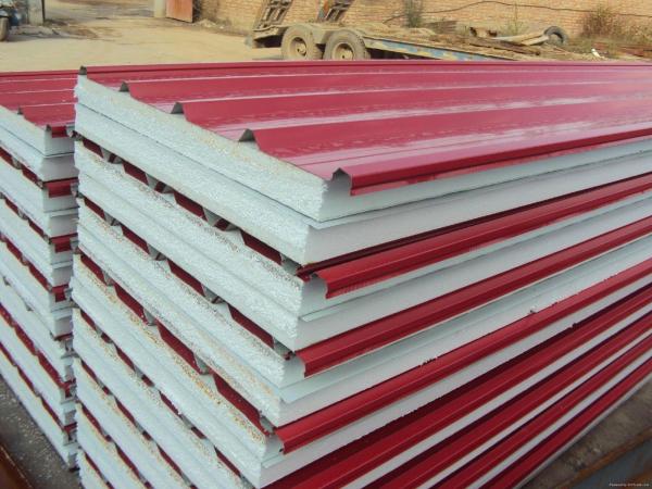 Material de painel não metálico Painel de sanduíche de espuma de metal EPS para armazém de fácil instalação