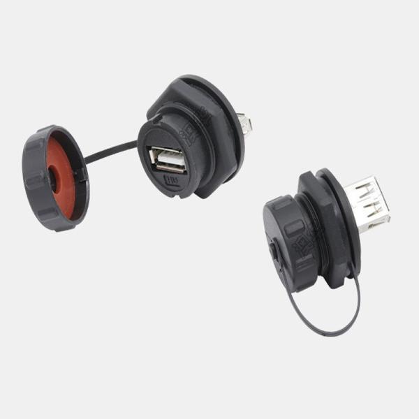 IP67 Waterproof Signal Connector with 1000MHz Transmission Speed and 90-Degree Angle Design for Flexible Routing