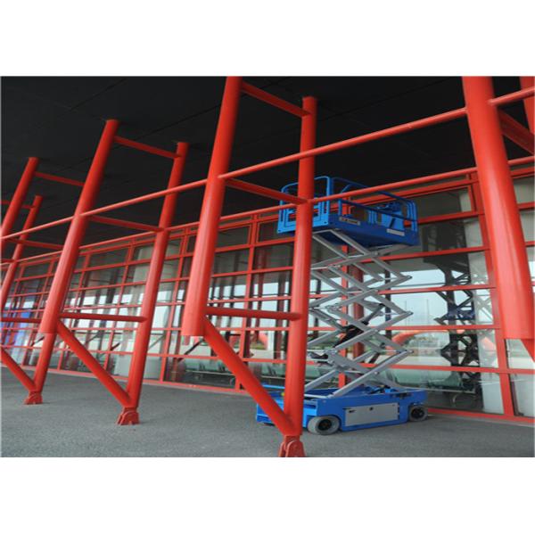 8-16m Self Propelled Scissor Lift Jianghe Brand  220v 50HZ Voltage  Flexible Operation