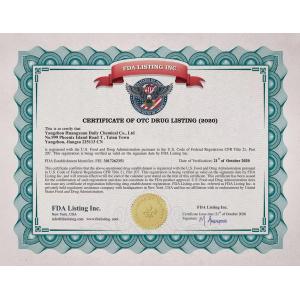 Yangzhou BestAll Daily Cosmetics Co., Ltd. Certifications